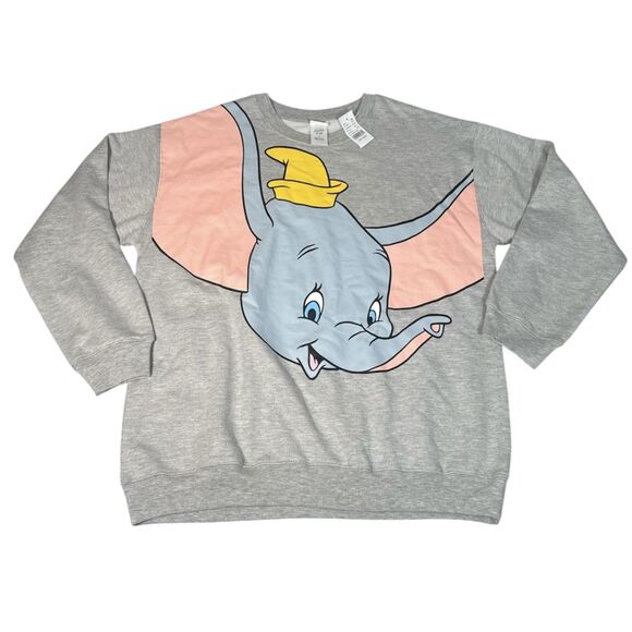NWT - Disney Dumbo Adult Crewneck Sweatshirt - Size Large - Pacsun Exclusive - Picture 1 of 9